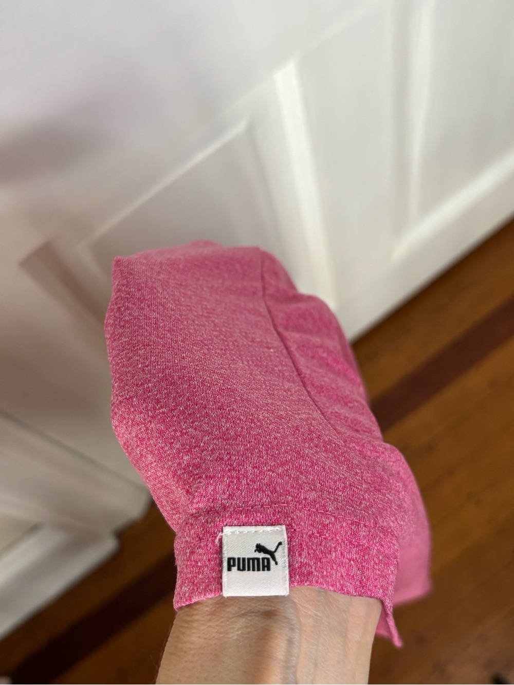 Puma Women's Heather Raspberry Racerback Tank with White Logo - Picture 8 of 8
